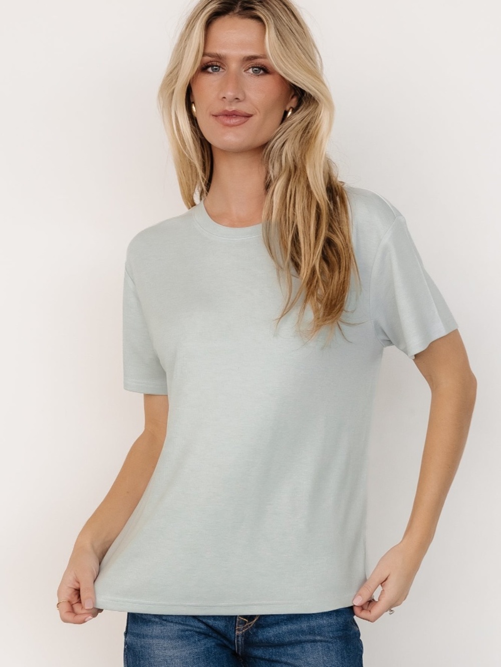 Baltic Born Elliot Relaxed Tee | Pale Mint Size SS